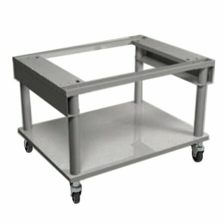 MAGIKITCHN MK5225-1512010-C 60in x 26 1/2in Mobile Stainless Steel Equipment Stand with Undershelf 554STNDCST60
